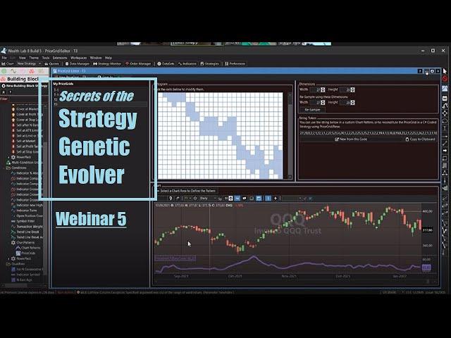 WealthLab Webinar 5 - Digging into the Strategy Genetic Evolver