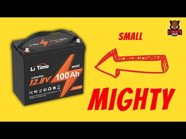 Small Size FULL CAPACITY LiTime 100Ah LiFePO4 Review, Power Capacity Test, and Use Case Examples