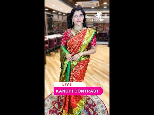 Kanchi Contrast Sarees  | Brand Mandir Sarees LIVE @brideessentials