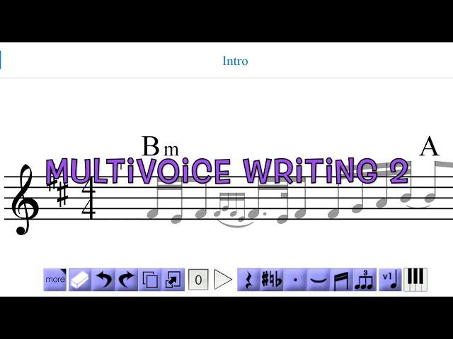 Masterclass Series - Multi Voice Writing (2/4) : Reassigning a voice data to another voice