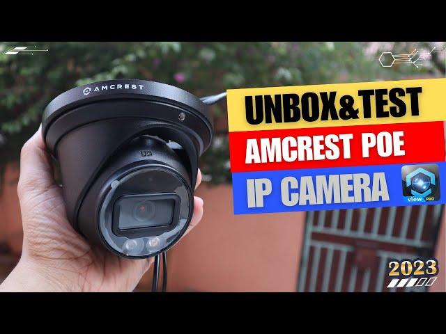 The Best PoE IP Camera in Amazon : Amcrest Security Camera 5MP  Testing Unboxing IP5M-T1277EB-AI