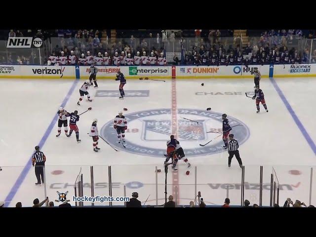 Five New Jersey Devils vs Five New York Rangers Apr 03, 2024