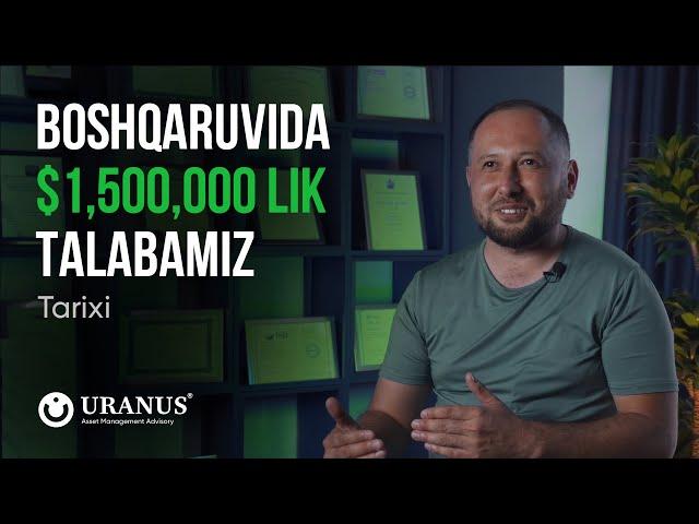 $1.500.000 lik Depozit Sohibi | Talabamiz Natijasi | Sharhlari | Maslahatlari | Uranus Academy