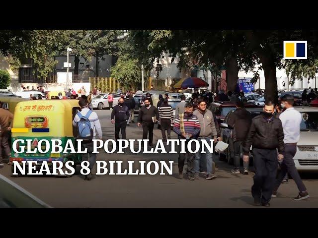 World population set to hit 8 billion, with India overtaking China as most-populous country