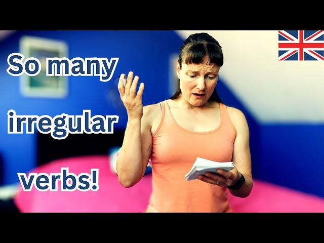 Confusing English verbs in the simple past tense. A2 British English practice.