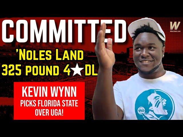 BREAKING NEWS: FSU Football gets COMMITMENT from 4 ⭐️  DL Kevin Wynn | FSU Recruiting | Warchant TV