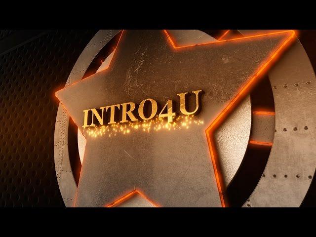 Free Intro Template in After Effects with plugin Element 3D