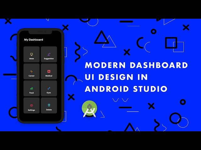 Modern Dashboard UI Design | Kotlin | Android Studio