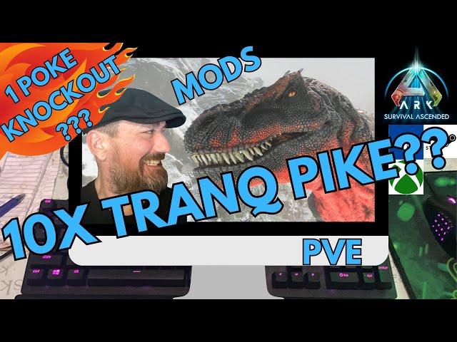 Ark Survival Ascended New Tranq Station Crafting MOD PVE Crossplay enabled! XBOX PS5 Steam Win10