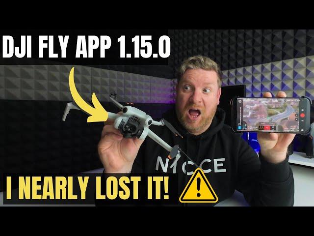 MAJOR Problem Testing DJI Fly App Update 1.15.0! | Mini 4 Pro