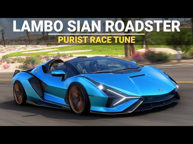 Forza Horizon 5 Tuning - 2020 Lamborghini Sian Roadster - FH5 Purist Race Build, Tune & Gameplay