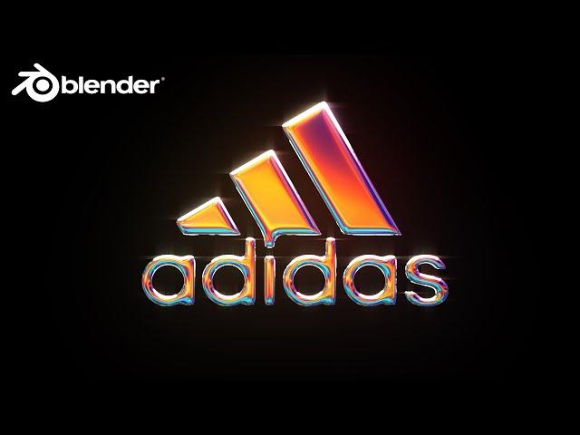 Colorful Chrome Logo Effect in Blender 3D - Blender 3D Tutorial