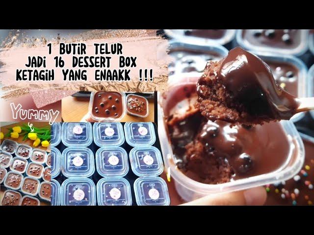 Cake ketagih Viral ekonomis dalam bentuk dessert box enak banget bisa jadi ide jualan kekinian