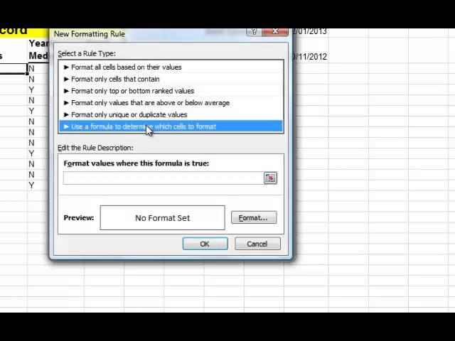 Excel - Conditional Formatting Using Multiple Conditions