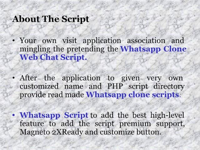 Whatsapp Clone Script   Whatsapp Clone   Whatsapp Script   Whatsapp Clone Web Chat Script