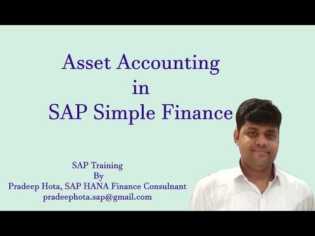 Asset Accounting in SAP Simple Finance | New Asset Accounting Configuration in SAP