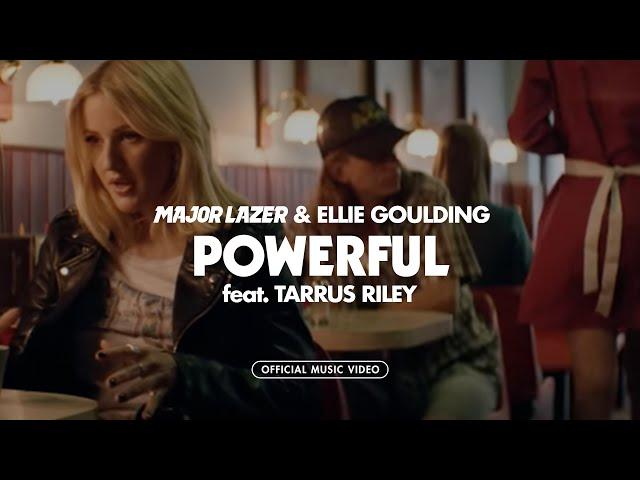 Major Lazer & Ellie Goulding - Powerful (feat. Tarrus Riley) [Official Music Video]