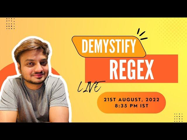 Demystify REGEX for #frontend and #backend | Bhushan Gaikwad