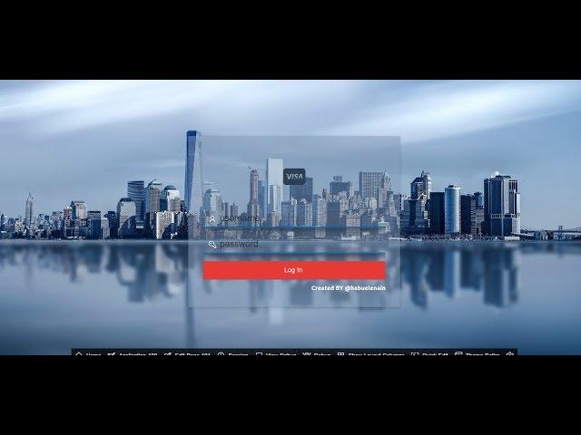 Customize LOGIN PAGE Using css! Oracle Apex [ARABIC]