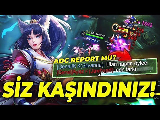 ADC REPORT DEDİLER CİDDİ OYNADIM ŞOK OLDULAR !! Jin Miya | Mobile Legends