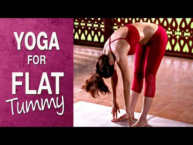 Yoga for flat tummy - Padahastasana (Hindi) - Shilpa Yoga