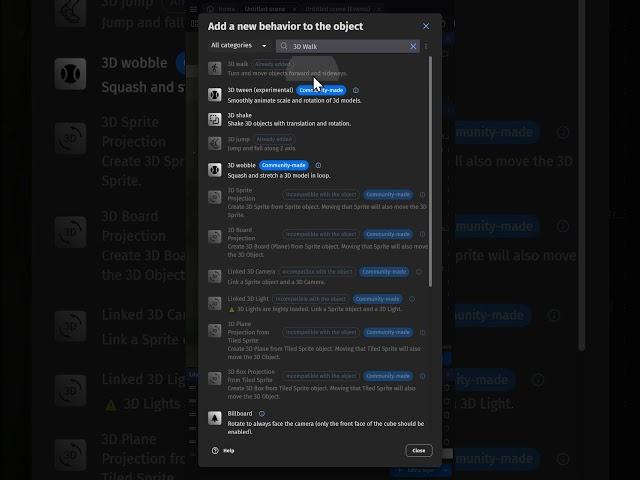 Game Engine Tip - 3D FPS Movement - #gamedev #gdevelop #nocode #tutorial