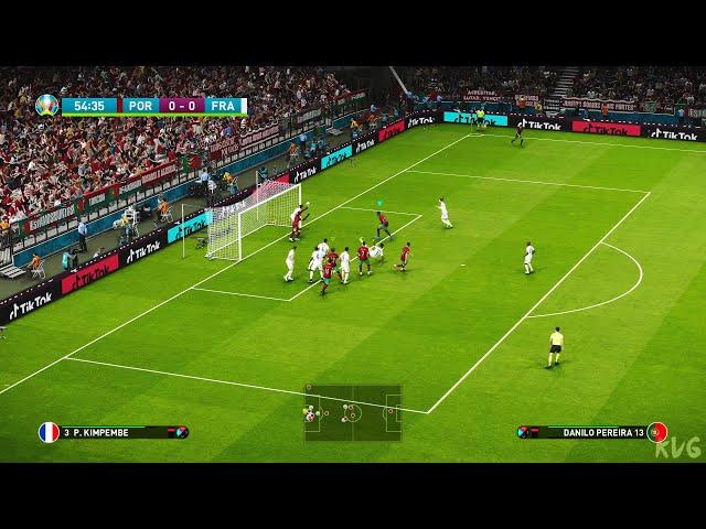 eFootball PES 2021 - Portugal vs France - UEFA EURO 2020 Gameplay (PS5 UHD) [4K60FPS]