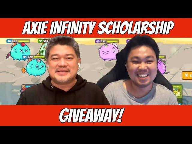 AXIE INFINITY SCHOLARSHIP GIVEAWAY!