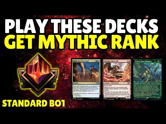 Top 5 Mythic Rank Standard Best of One (Bo1) Decks #mtg