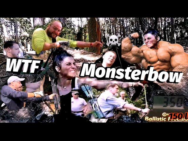 Compilation 111 - 160 lbs Shooting Monsterbows Crazy-Fun / Thomas Brugger Bogensport Extreme Archery