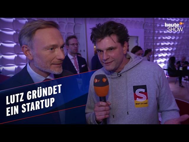 Warum haben es Startups so schwer in Deutschland? Lutz van der Horst sucht Investoren | heute-show