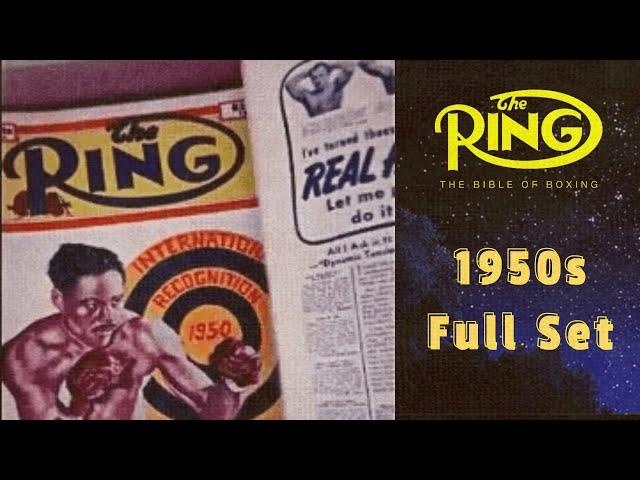 The Ring Magazine 1950s Full Set Mint Condition