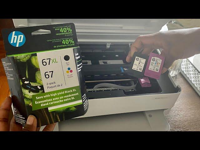 HOW TO INSTALL AND REPLACE INK CARTRIDGES IN HP ENVY PRO 6455 AND 6400 PRINTER