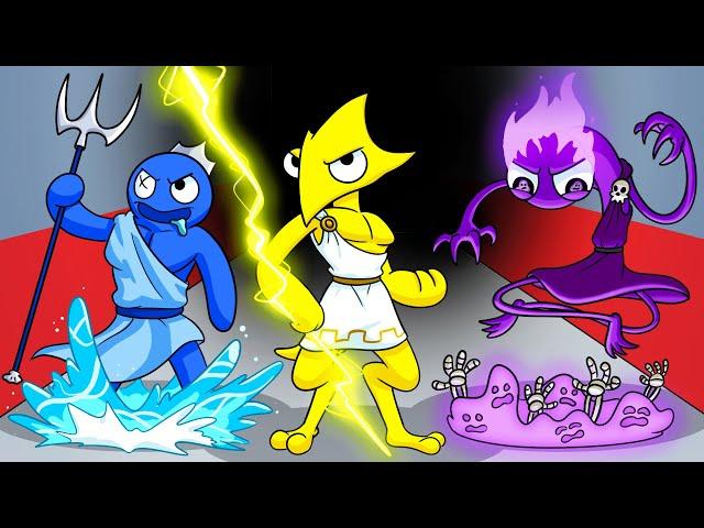 RAINBOW FRIENDS, But They're GODS! (Cartoon Animation)