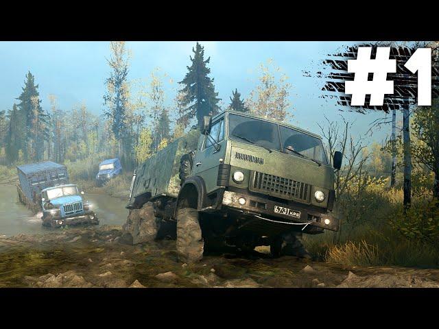 MUDRUNNER Gameplay Walkthrough Part 1 - AMERICAN WILDS