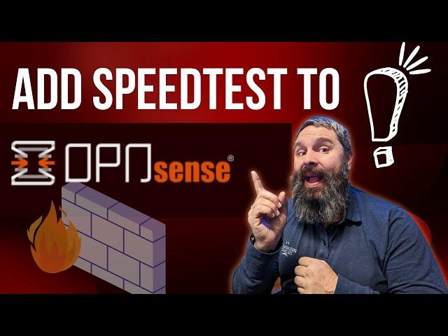 Install Speed Test Plugin for OPNsense Firewall