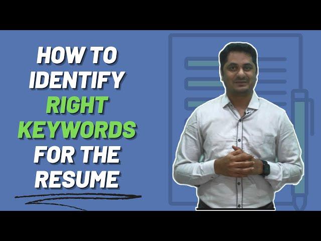 How to Add the Right Keywords in the Resume which is ATS Friendly | Resume Writing | CV Writing