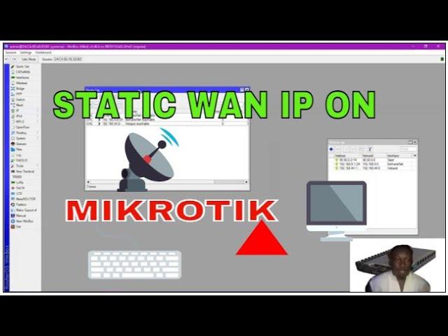 How to configure Static WAN IP on #Mikrotik router