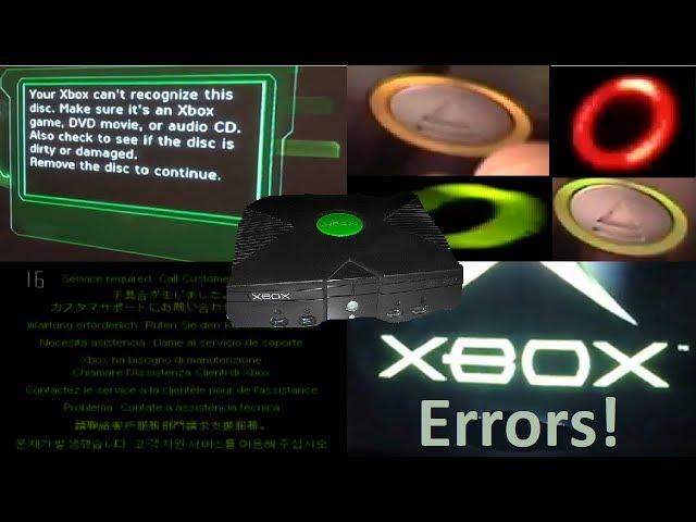 Original XBOX All errors!