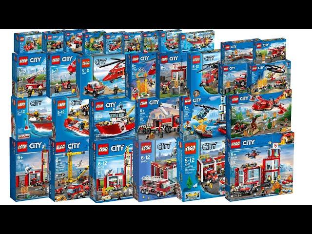 All LEGO City Fire Sets 2010-2021 Compilation/Collection Speed Build