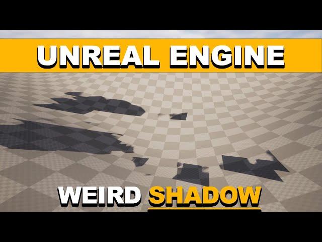 Fixing a Weird 'Shadow' Problem in Unreal Engine 5 (Easy Solution!)
