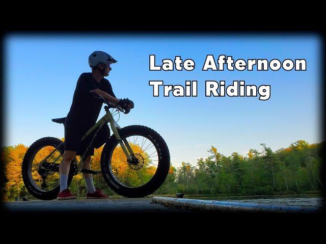 Fat Biking on a Late Sunday Afternoon | First Person POV