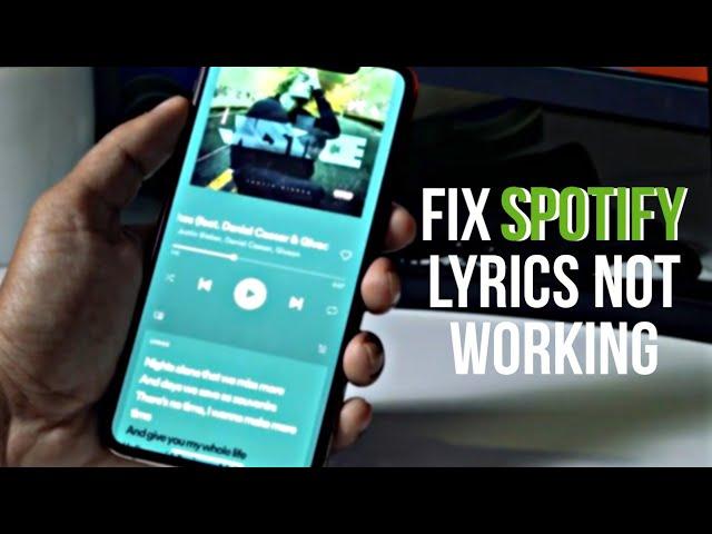 How to Fix Spotify Lyrics Not Working/Showing in iphone or ipad