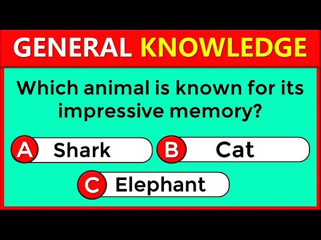 30 General Knowledge Questions! How Good Is Your General Knowledge? #challenge 70