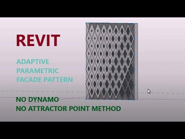 Revit Modelling adaptive parametric modelling façade design (changing window opening sizes)