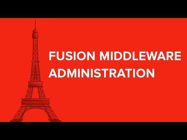 Oracle Fusion Middleware Admin Training : Day6 Topics (Patching, Cloning, Backup & Recovery, Tuning)