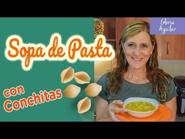  Receta de Sopa de conchas doria con papa CRIOLLA | Curso de Cocina completo