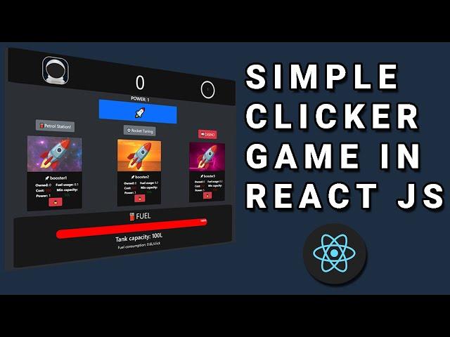 SIMPLE CLICKER GAME IN REACT JS!