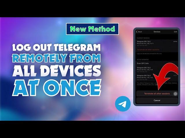 How to Log Out Telegram Remotely from All Devices At Once  |  Skill Wave