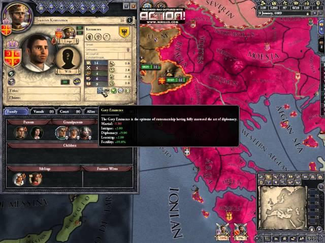 Let's Play Crusader Kings II - Part 3 - Byzantine Empire, the Alexiad